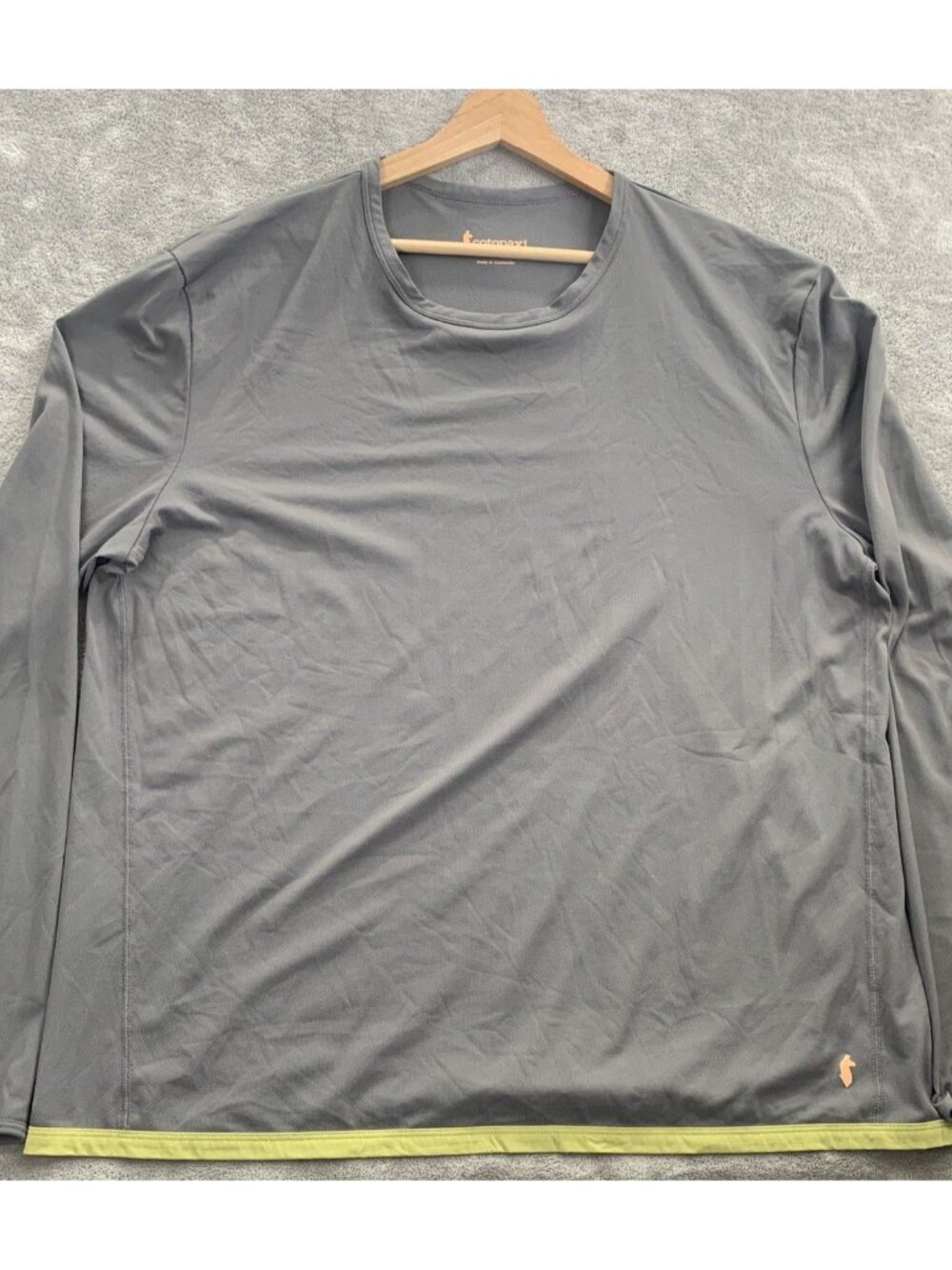 Cotopaxi Sombra Sun Shirt Mens XL Gray Long Sleeve Lightweight Hiking Gorpcore